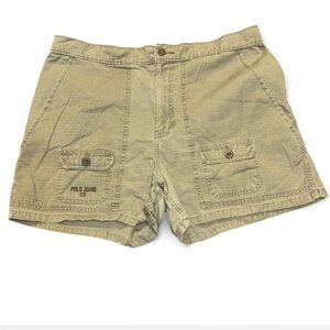 Y2K Polo Jeans Co. Ralph Lauren Army Green Women’s 10 Cargo Shorts